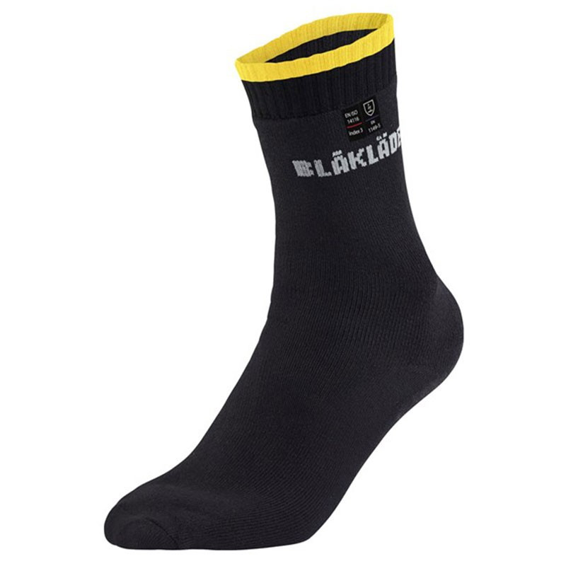 Lot de 6 paires de chaussettes homme Thermo - tissu éponge - noir