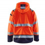 Veste hardshell stretch 2D haute visibilité BLAKLADER 4987