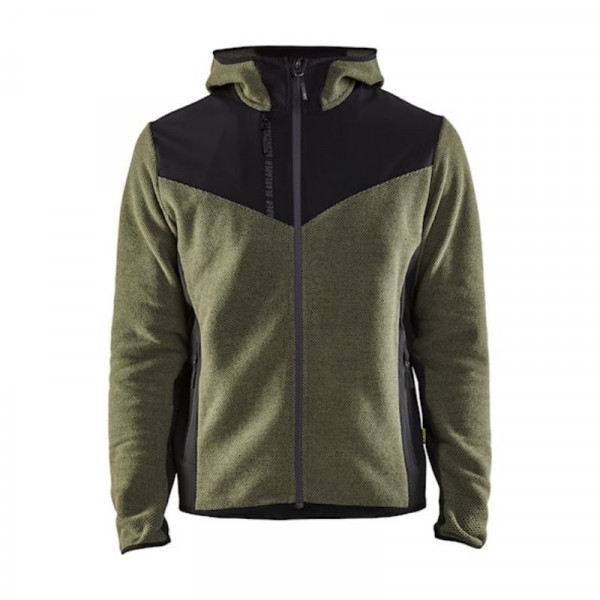 Veste de travail tricotée avec softshell BLAKLADER 5940