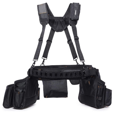 Bretelles de ceinture d'outils Bretelles de travail robustes avec clips  Sangles réglables rembourrées confortables