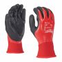 Gants de protection enduction complète fully dip cut a gloves milwaukee